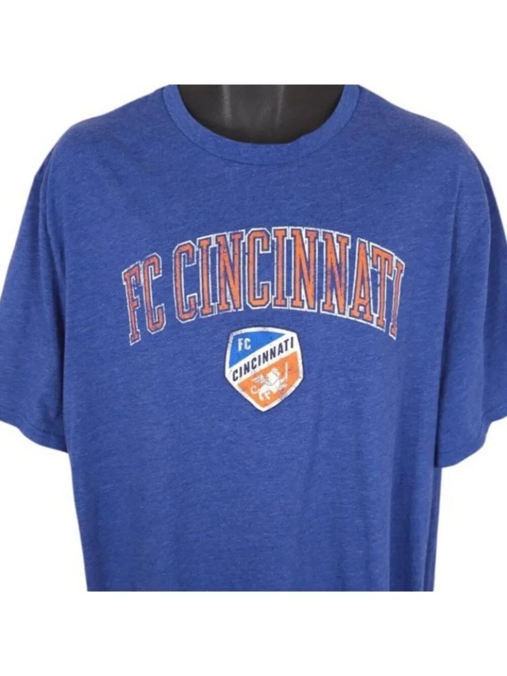 FC Cincinnati T Shirt Mens Size 2XL Blue Major League Soccer MLS